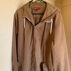 Merona Men's XL water/wind resistant hooded jacket